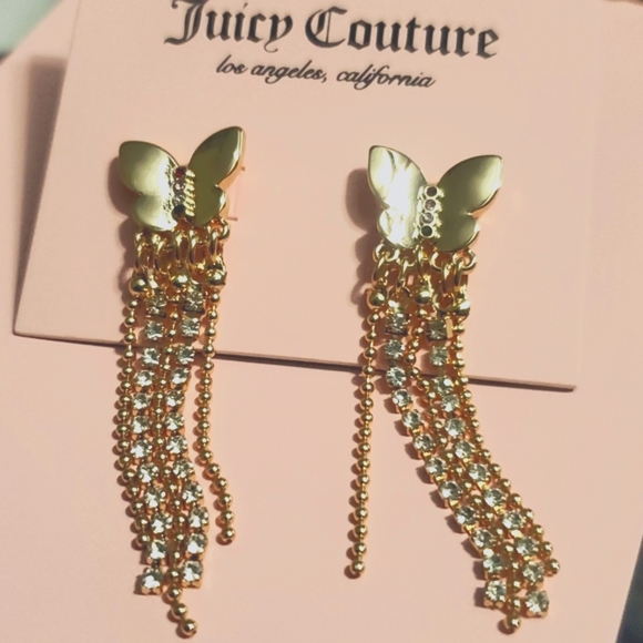 Juicy Couture Butterfly Earrings 🦋 - Picture 2 of 4